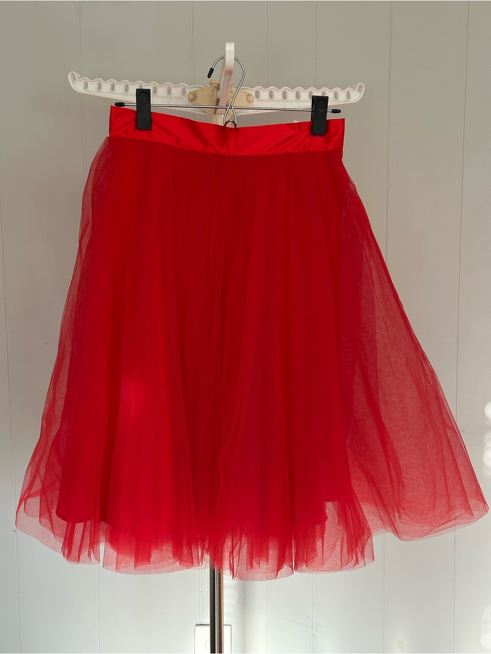 Red tulle skirt - Space 46 made in USA